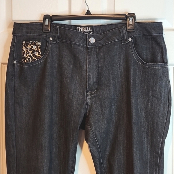 💜5/$20 Thrill Women's Jeans Size 19/20 - Picture 2 of 13